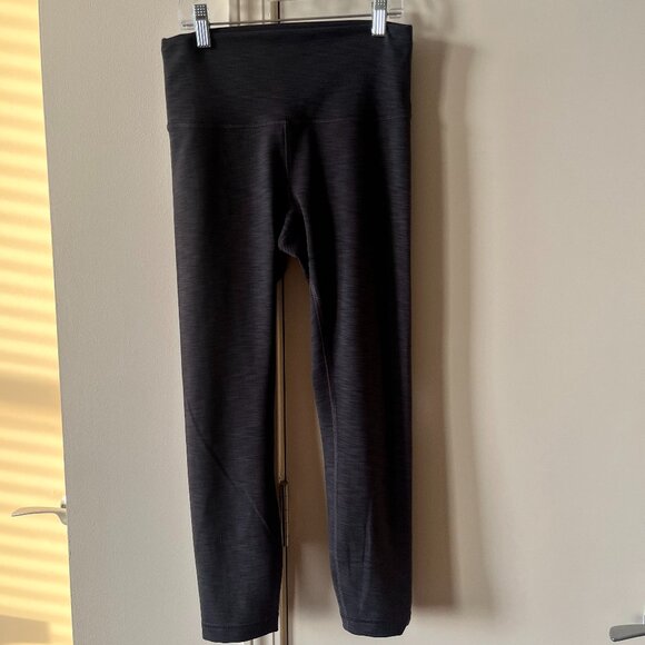 Lululemon Wunder Train High-Rise Crop 23" Grey Size 6 - Picture 1 of 9
